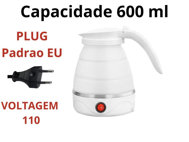 Imagem de Chaleira Elétrica Dobrável Prática e Eficiente para suas Bebidas