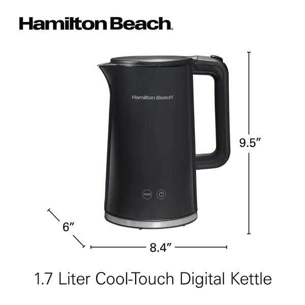 Imagem de Chaleira Elétrica Hamilton Beach Digital 1.7L 1500W Preta