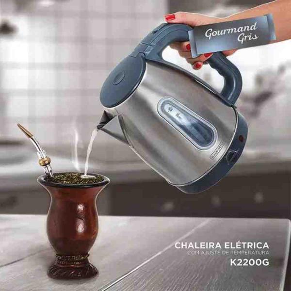 Imagem de Chaleira Elétrica Inox com Ajuste de Temperatura 220 V Black + Decker