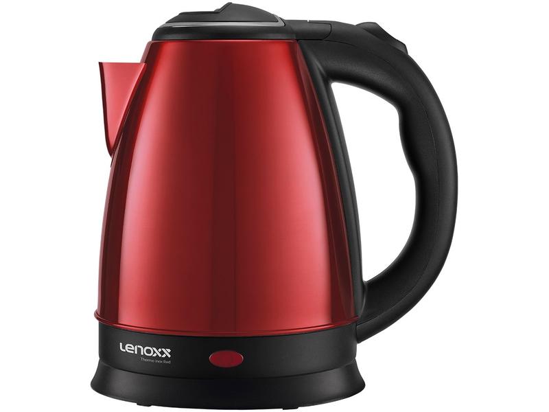 Chaleira Elétrica Lenoxx Thermo PCE213 Inox - Vermelha 2,2L Chaleira Elétrica Lenoxx Thermo PCE213 Inox - Vermelha 2,2L