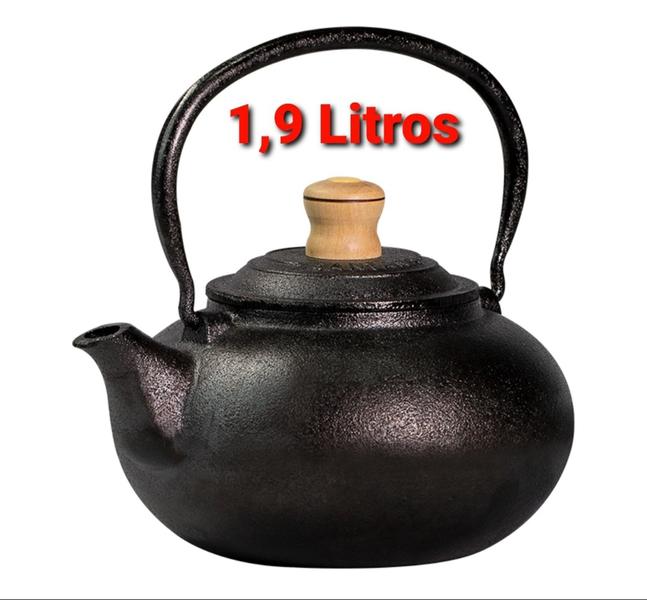 Imagem de Chaleira Ferro Alça Ferro  1,9 Litros Eficaz Santana Envio Imediato