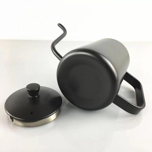 Imagem de Chaleira Inox Bico De Ganso Jarra Pitcher Barista 0.6l Preto