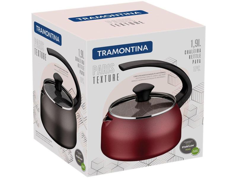 Chaleira Tramontina Grafite 1,9L - Paris Imagem de Chaleira Tramontina Grafite 1,9L - Paris
