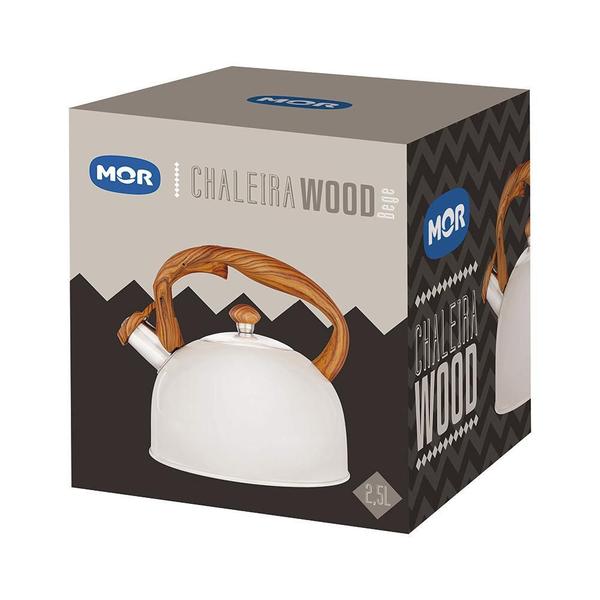 Imagem de Chaleira Wood 2,5L Bege Mor