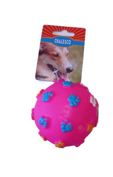 Imagem de Chalesco  Brinquedo 2 Bolas Vinil Patinhas Flexível P/ Cães