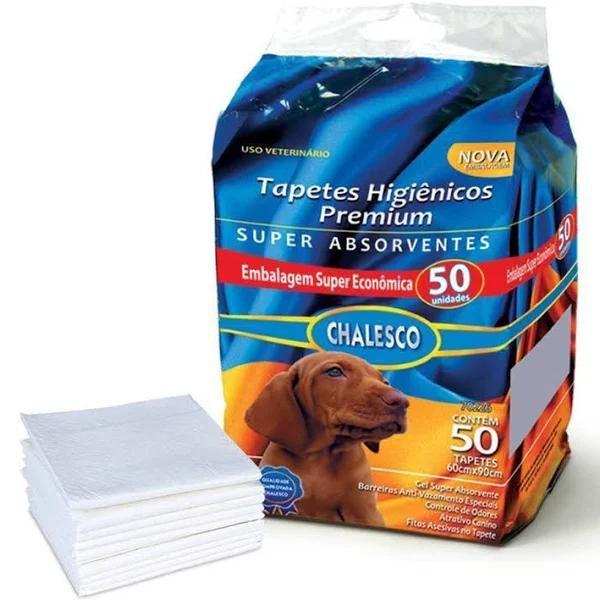 Imagem de Chalesco Tapete Higiênico Super Absorvete c/ 50 Unidades