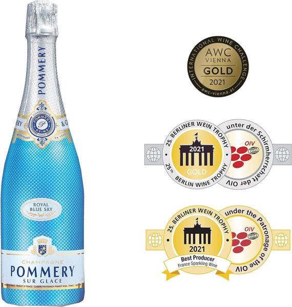 Imagem de Champagne Pommery Royal Blue Sky Sur Glace