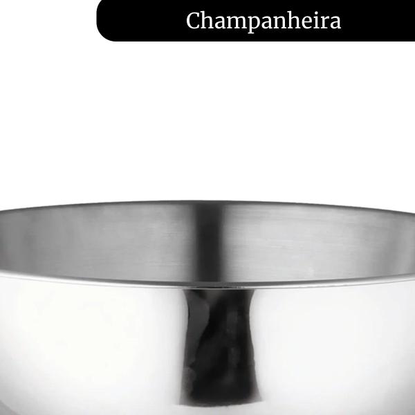 Imagem de Champanheira Cerveja Balde de Gelo em Aço Inox 12 Litros Dynasty