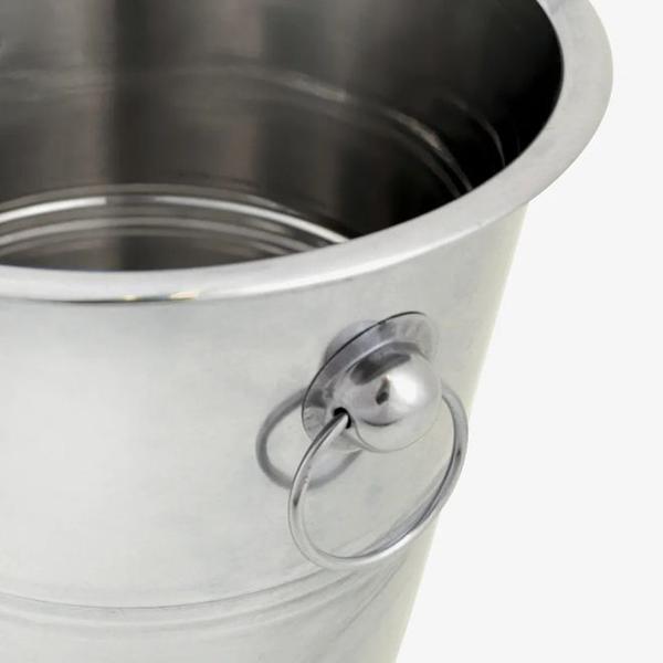 Imagem de CHAMPANHEIRA P/ 1 GARRAFA EM ACO INOX 4L 22x21cm