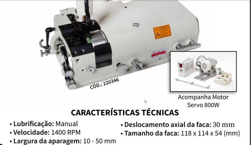 Imagem de Chanfradeira para Couro SSH801SK-XQ -800W- Sun Special