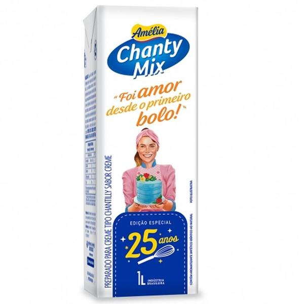 Chantilly Chanty Mix Amélia 1litro - VIGOR Imagem de Chantilly Chanty Mix Amélia 1litro