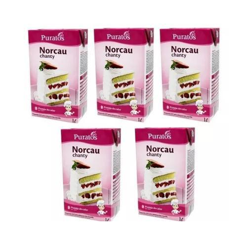 Chantilly Chanty Norcau 1l Puratos - 5 Unidades Imagem de Chantilly Chanty Norcau 1l Puratos - 5 Unidades