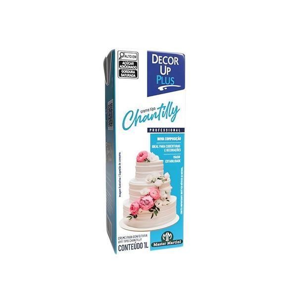 Chantilly Decor Up Plus Profissional 1l Master Martini Imagem de Chantilly Decor Up Plus Profissional 1l Master Martini