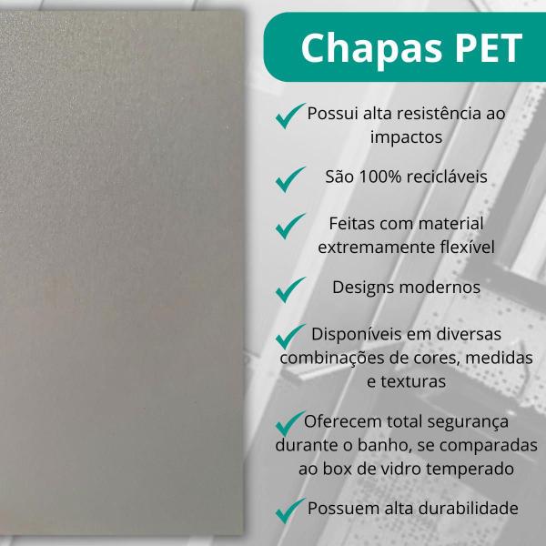 Imagem de Chapa Acrílico Box Gabinete 90X98 Monocril Incolor 2 Unidade