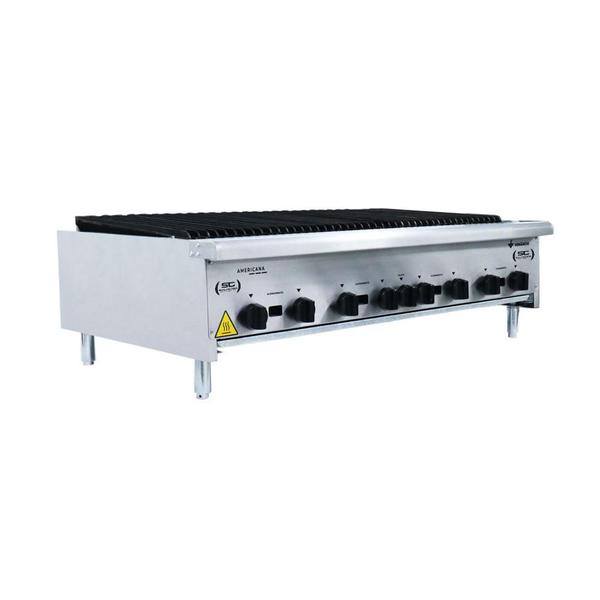 Imagem de Chapa Charbroiler Americana Grill Churrasqueira 120cm Gás Inox Com Pé Cggp120 - Venâncio