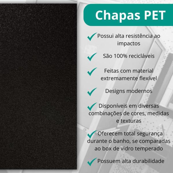 Chapa De Acrílico Para Box E Gabinetes 90X98 Monocril Fumê - Efatá Imagem de Chapa De Acrílico Para Box E Gabinetes 90X98 Monocril Fumê