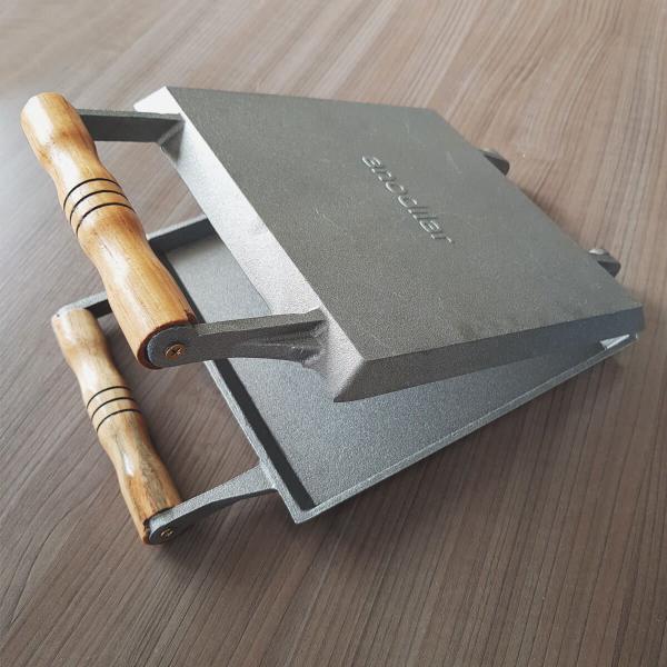 Chapa De Lanche Prensa Chapa De Aluminio Bauru ou Torrada - Anodilar Imagem de Chapa De Lanche Prensa Chapa De Aluminio Bauru ou Torrada