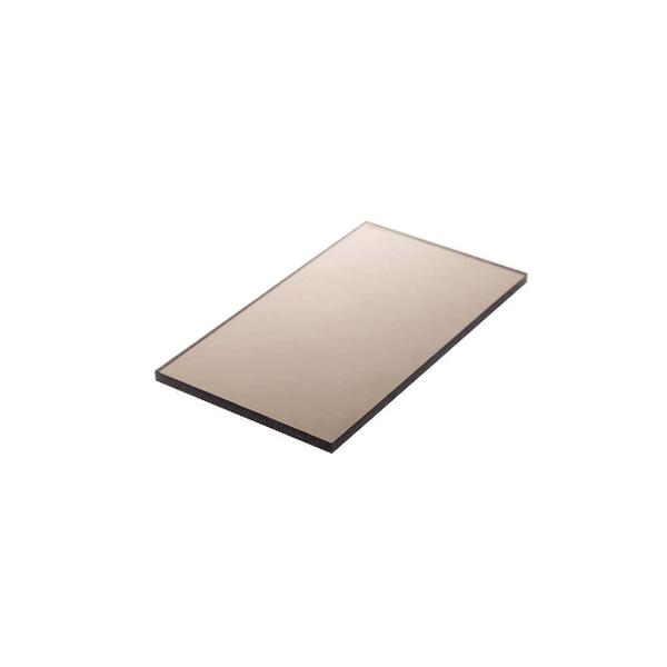 Imagem de Chapa de Policarbonato Compacto Bronze 4mm - 2,00m x 3,00m - Importado