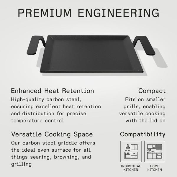 Imagem de Chapa feita em utensílios de cozinha Carbon Steel Professional 26cm