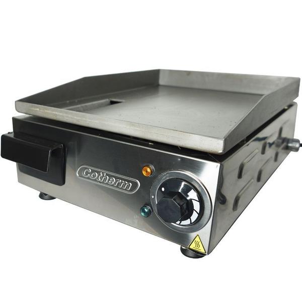 Imagem de Chapa Lanches Elétrica Grill 30X40 1200W 110V 127V Cozinha Cotherm 2711 Profissional Industrial Inox