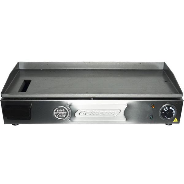 Imagem de Chapa Lanches Elétrica Grill 70X30 2000W 220V Cozinha Cotherm 2542 Profissional Industrial Inox