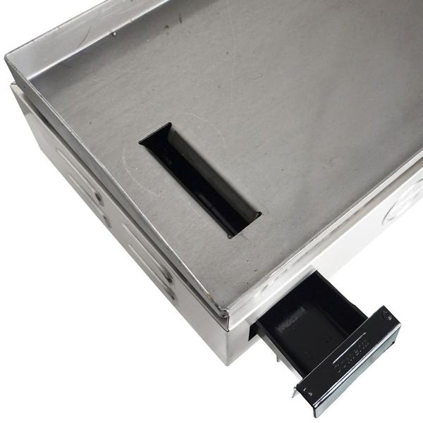 Imagem de Chapa Lanches Elétrica Grill 70X30 2000W 220V Cozinha Cotherm 2542 Profissional Industrial Inox