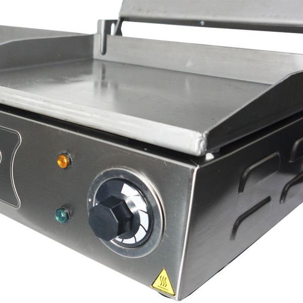 Imagem de Chapa Lanches Elétrica Grill com Prensa 70X30 2000W 220V Cozinha Cotherm 2562 Profissional Inox