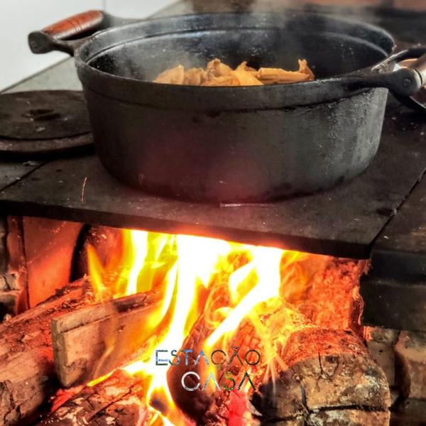 Imagem de Chapa para fogão a lenha multiuso 3 furos com bifeira