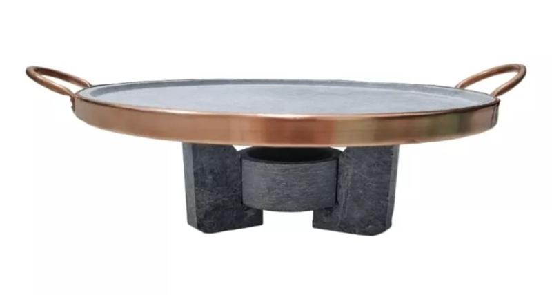 Chapa Pedra Sabão 30cm Para Carne E Pizza + Fogareiro Pedra Envio Rápido - Arte e Pedra Imagem de Chapa Pedra Sabão 30cm Para Carne E Pizza + Fogareiro Pedra Envio Rápido
