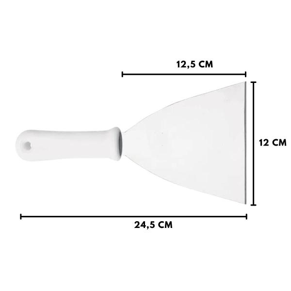 Imagem de Chapa Profissional 100X50 4 Queimadores Marchesoni + Espátula Reta 5 De Lanche