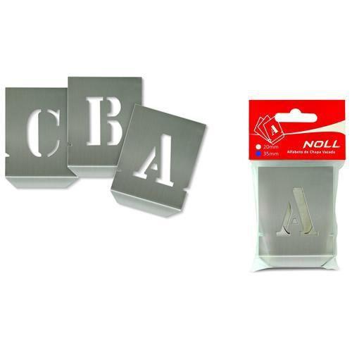 Chapa Vada A Ao Z 27 Unidades Tamanho 100Mm Alfabeto Molde - Noll Imagem de Chapa Vada A Ao Z 27 Unidades Tamanho 100Mm Alfabeto Molde
