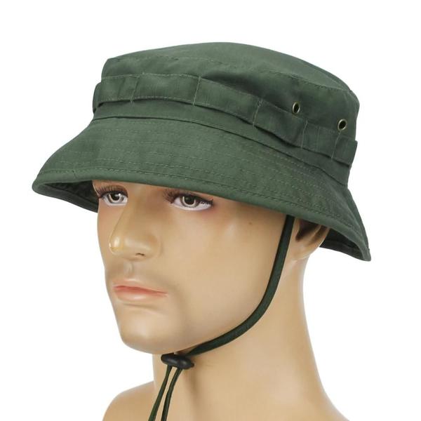 Imagem de Chapéu Boonie Camuflado Embalável - Ideal para Caminhadas, Pesca, Caça e Praia