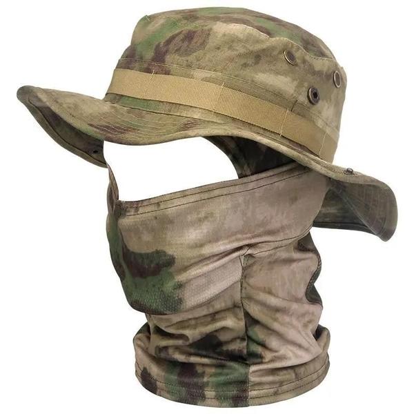 Imagem de Chapéu Boonie Camuflado Unissex - Proteção UV, Ajustável para Caminhadas e Pesca