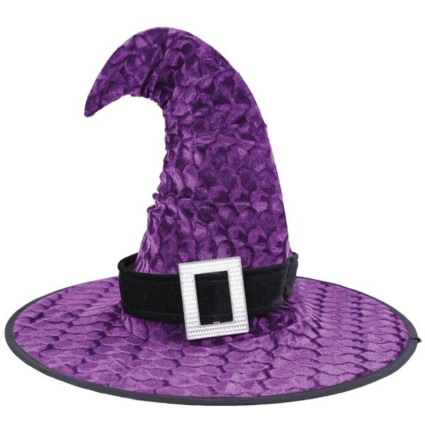 Imagem de Chapeu Cinto D Bruxa Halloween Roxo 26x40cm 29004093