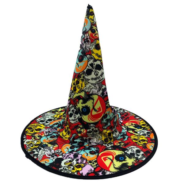 Imagem de Chapéu De Bruxa Estampado Sortido Halloween Carnaval Fatasia