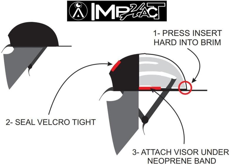 Imagem de Chapéu de capacete A VEBODI Indo Surf Impact Low Profile unissex