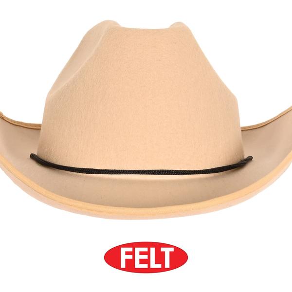 Imagem de Chapéu de cowboy Beistle Novelty Felt para festa temática ocidental