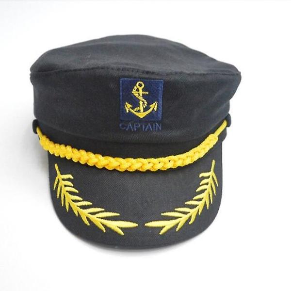 Imagem de Chapéu militar de iate Wokex Adult Boat Skipper Sailor Captain