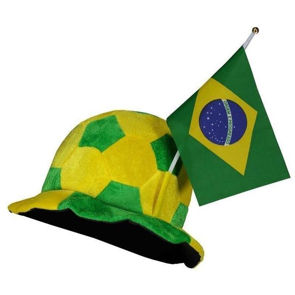 Imagem de Chapeu Torcedor Bola Brasil Copa 2022