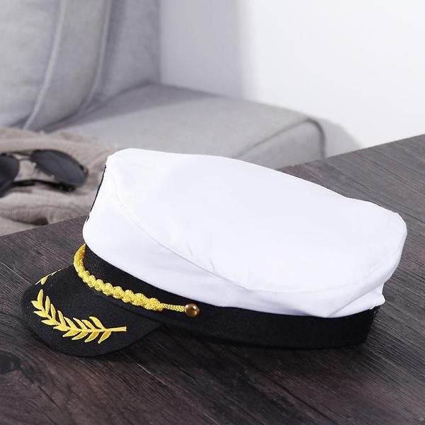 Imagem de Chapéu, traje de capitão de navio ajustável para cabeça, 60 cm, branco