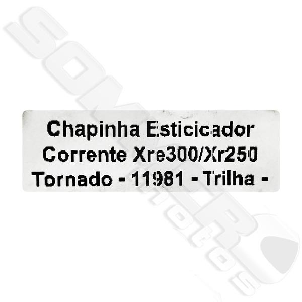 Imagem de Chapinha Esticador Corrente Xre 300 e Xr Tornado - Trilha