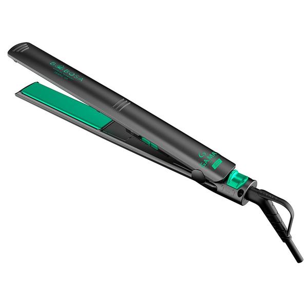 Chapinha/Prancha de Cabelo Gama Elegance Babosa Ceramic Ion com Óleo Essencial Preto/Verde... Chapinha/Prancha de Cabelo Gama Elegance Babosa Ceramic Ion com Óleo Essencial Preto/Verde...