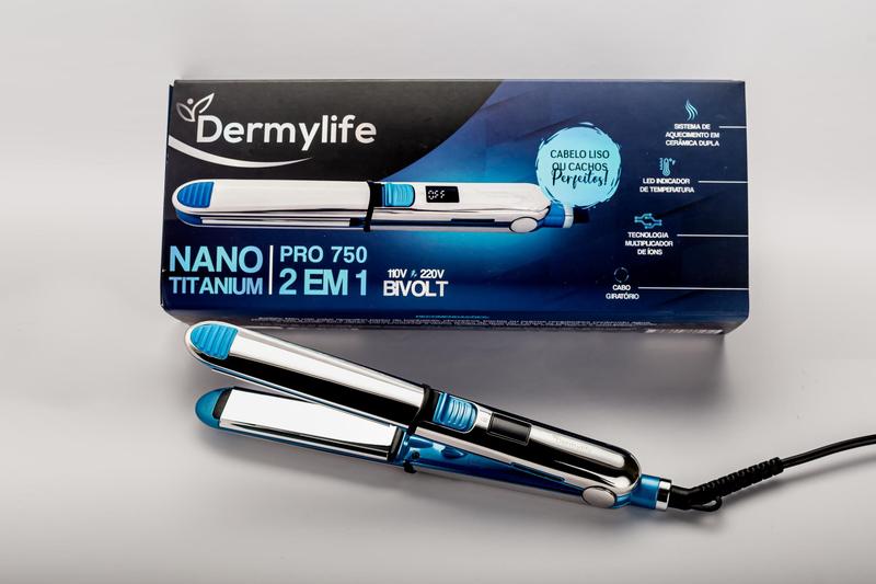 Chapinha Profissional titanium PRO750 2 em 1 Dermylife Chapinha Profissional titanium PRO750 2 em 1 Dermylife