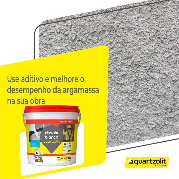 Imagem de Chapix Blanco Bianco Quartzolit 3,6 Litros Kit C/ 2