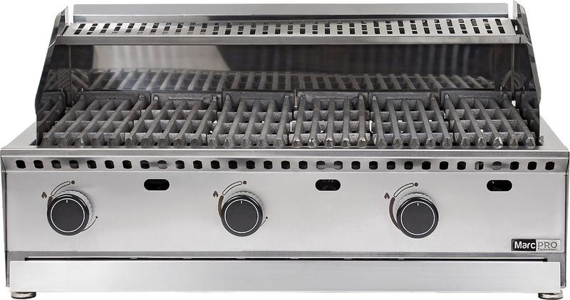 Imagem de Char Broiler a Gás Linha MarcPro 80 Cm 3 Queimadores Marchesoni