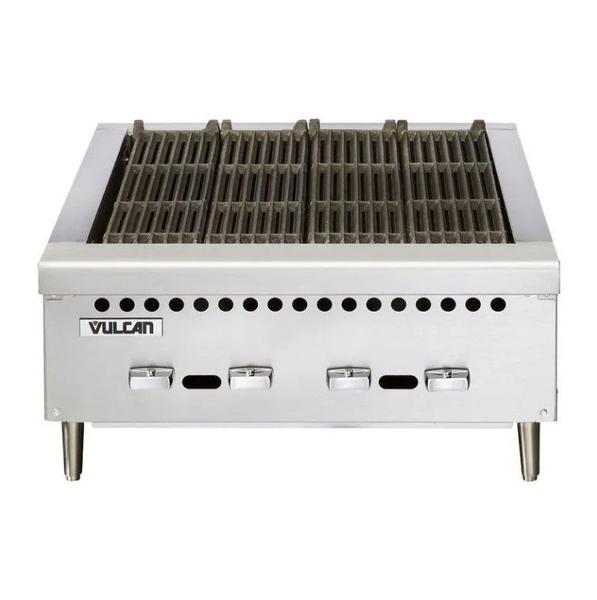 Imagem de Char Broiler a Gás VCRB25 4 Queimadores Vulcan 58000 BTU/h