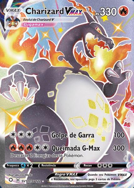 Imagem de Charizard-VMAX (SV107/SV122) - Carta Avulsa Pokemon