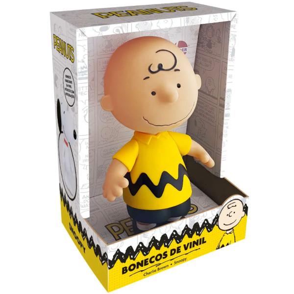 Imagem de Charlie Brown Boneco Vinil Articulado Snoopy E Sua Turma