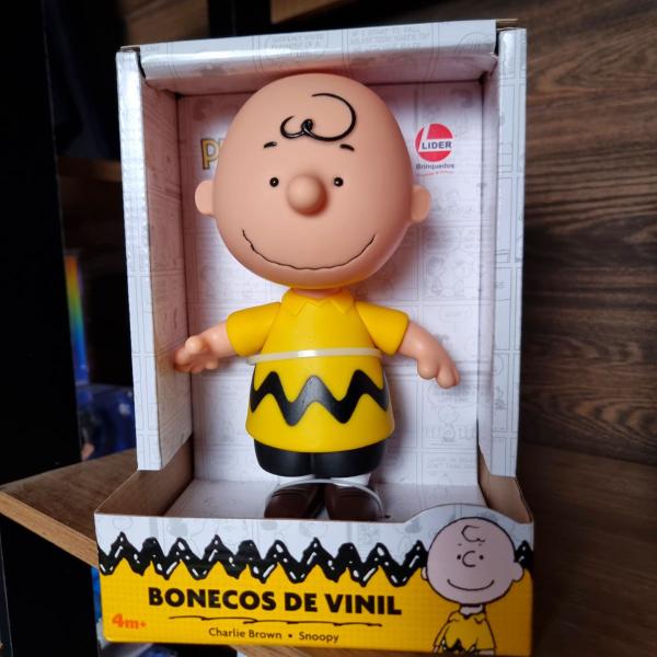 Imagem de Charlie Brown Boneco Vinil Articulado Snoopy E Sua Turma