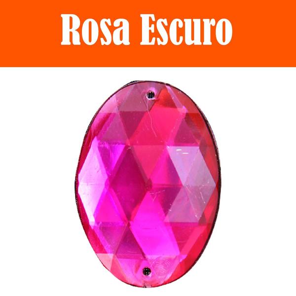 Chaton Oval Taz-021 - 25mm - Rosa Escuro - Nº: 11 - Nybc Imagem de Chaton Oval Taz-021 - 25mm - Rosa Escuro - Nº: 11 - Nybc